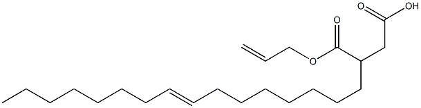 3-(8-Hexadecenyl)succinic acid 1-hydrogen 4-allyl ester Structure