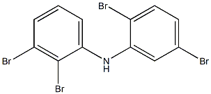 2,3-Dibromophenyl 2,5-dibromophenylamine 구조식 이미지