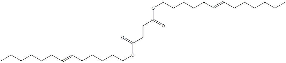 Succinic acid di(6-tridecenyl) ester 구조식 이미지
