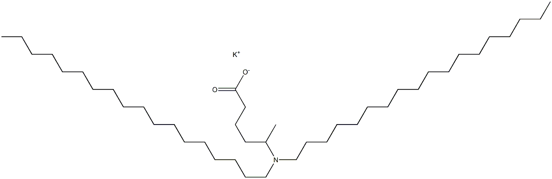 5-(Dioctadecylamino)hexanoic acid potassium salt Structure