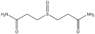 3,3'-Sulfinyldipropionamide Structure