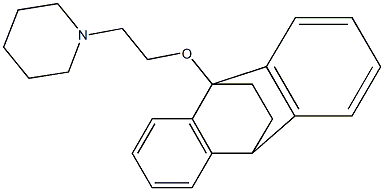 1-[2-[9,10-Ethanoanthracen-9(10H)-yloxy]ethyl]piperidine 구조식 이미지