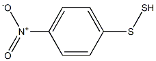 4-Nitrophenyl hydrodisulfide 구조식 이미지