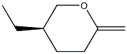 (5R)-5-Ethyl-2-methylenetetrahydro-2H-pyran Structure