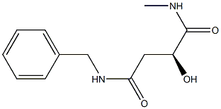 [S,(-)]-N'-Benzyl-2-hydroxy-N-methylsuccinamide 구조식 이미지