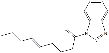 1-(5-Nonenoyl)-1H-benzotriazole 구조식 이미지