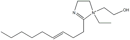 1-Ethyl-1-(2-hydroxyethyl)-2-(3-nonenyl)-2-imidazoline-1-ium 구조식 이미지