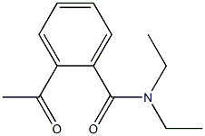 2-Acetyl-N,N-diethylbenzamide Structure