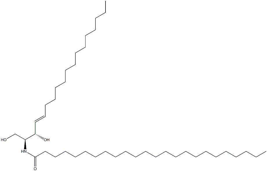 N-[(1S,2S)-1-Hydroxymethyl-2-hydroxy-3-heptadecenyl]tetracosanamide Structure