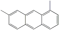 1,7-Dimethylanthracene 구조식 이미지