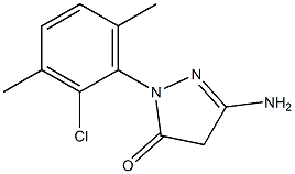 3-Amino-1-(2-chloro-3,6-dimethylphenyl)-5(4H)-pyrazolone Structure