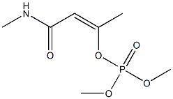 (Z)-3-(Dimethoxyphosphinyl)oxy-N-methyl-2-butenamide Structure