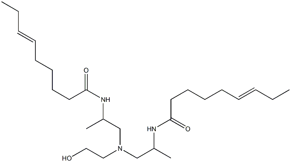 N,N'-[2-Hydroxyethyliminobis(1-methyl-2,1-ethanediyl)]bis(6-nonenamide) Structure