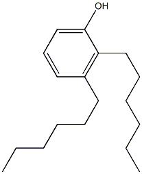 2,3-Dihexylphenol Structure