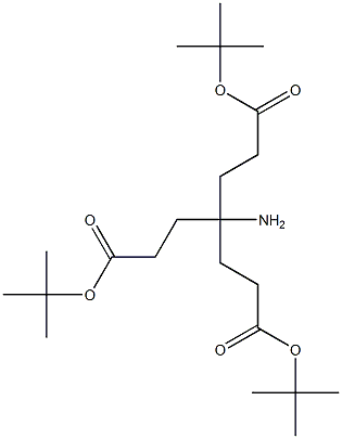 4-Amino-4-(3-oxo-3-tert-butoxypropyl)heptanedioic acid di-tert-butyl ester Structure