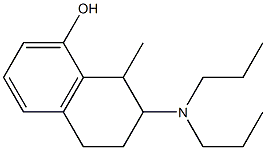 (-)-1-Methyl-2-(dipropylamino)-1,2,3,4-tetrahydronaphthalen-8-ol Structure