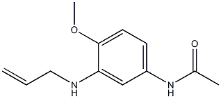 3'-Allylamino-4'-methoxyacetanilide 구조식 이미지