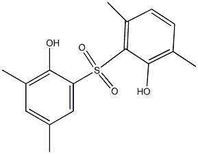 2,2'-Dihydroxy-3,3',5,6'-tetramethyl[sulfonylbisbenzene] Structure