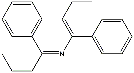 N-(1-Phenylbutylidene)-1-phenyl-1-butenylamine Structure