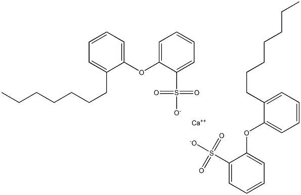 Bis[2-(2-heptylphenoxy)benzenesulfonic acid]calcium salt 구조식 이미지