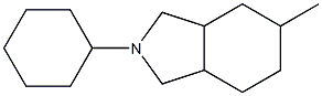 Hexahydro-2-cyclohexyl-5-methylisoindoline 구조식 이미지