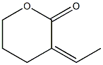 (Z)-2-Ethylidene-5-hydroxypentanoic acid lactone Structure