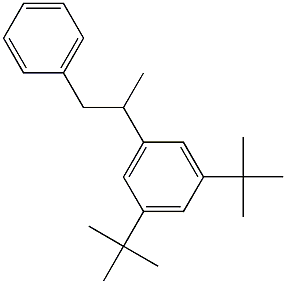 2-(3,5-Di-tert-butylphenyl)-1-phenylpropane Structure