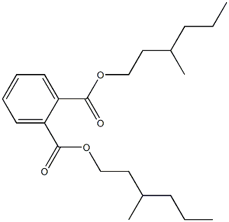 Phthalic acid di(3-methylhexyl) ester 구조식 이미지