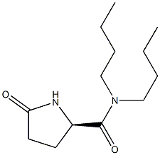 (2R)-N,N-Dibutyl-5-oxo-2-pyrrolidinecarboxamide Structure