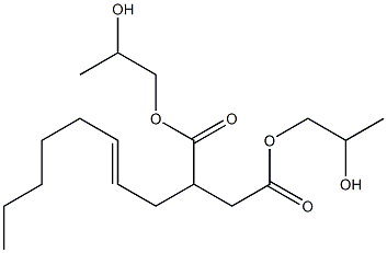 2-(2-Octenyl)succinic acid bis(2-hydroxypropyl) ester Structure
