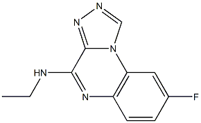 4-Ethylamino-8-fluoro[1,2,4]triazolo[4,3-a]quinoxaline Structure