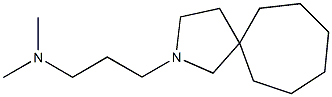 2-(3-Dimethylaminopropyl)-2-azaspiro[4.6]undecane 구조식 이미지