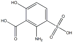 6-Amino-5-sulfosalicylic acid Structure