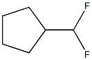 (Difluoromethyl)cyclopentane Structure