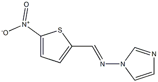 2-[(1H-Imidazol-1-yl)iminomethyl]-5-nitrothiophene Structure