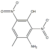 3-Amino-4-methyl-2,6-dinitrophenol 구조식 이미지