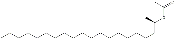 (-)-Acetic acid (R)-icosane-2-yl ester Structure