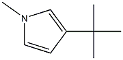 3-tert-Butyl-1-methyl-1H-pyrrole 구조식 이미지