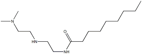 N-[2-[2-(Dimethylamino)ethylamino]ethyl]nonanamide 구조식 이미지
