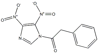 4,5-Dinitro-1-[2-(phenyl)-1-oxoethyl]-1H-imidazole 구조식 이미지