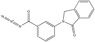 3-[(1-Oxo-1,3-dihydro-2H-isoindol)-2-yl]benzoyl azide Structure