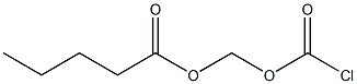 Chlorocarbonic acid pentanoyloxymethyl ester Structure