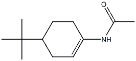 1-(Acetylamino)-4-tert-butyl-1-cyclohexene 구조식 이미지