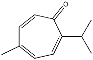 2-Isopropyl-5-methyl-2,4,6-cycloheptatrien-1-one Structure
