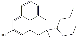 2-(Dipropylamino)-2-methyl-2,3-dihydro-1H-phenalen-5-ol Structure