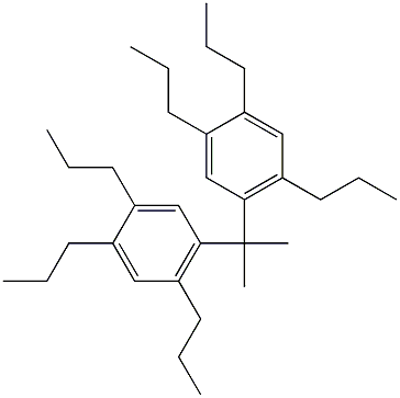 5,5'-Isopropylidenebis(1,2,4-tripropylbenzene) Structure