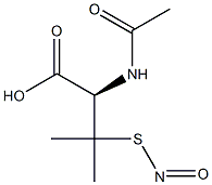 S-Nitroso-L-acetyl penicillamine Structure