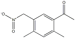 2',4'-Dimethyl-5'-(nitromethyl)acetophenone 구조식 이미지