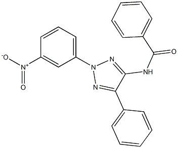 N-[2-(3-Nitrophenyl)-5-phenyl-2H-1,2,3-triazol-4-yl]benzamide 구조식 이미지