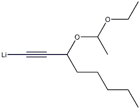 3-(1-Ethoxyethoxy)-1-octynyllithium 구조식 이미지